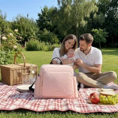 Sac à langer bébé | Élégance multifonctionnel - Paradis du bébé