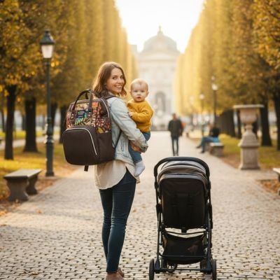 Sac à langer Urban Élégance pratique