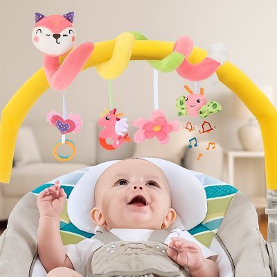 Spirale d'activité bébé | Éveil Sensoriel - Paradis du bébé