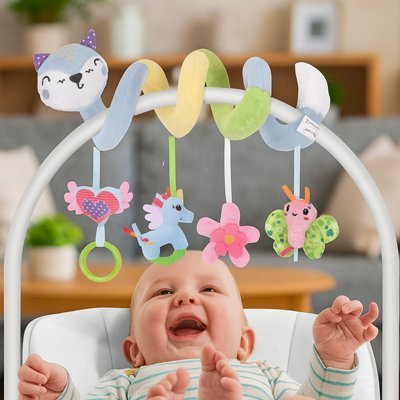 Spirale d'activité bébé | Éveil Sensoriel - Paradis du bébé