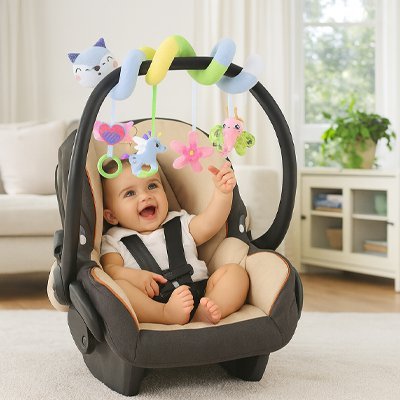 Spirale d'activité bébé | Éveil Sensoriel - Paradis du bébé