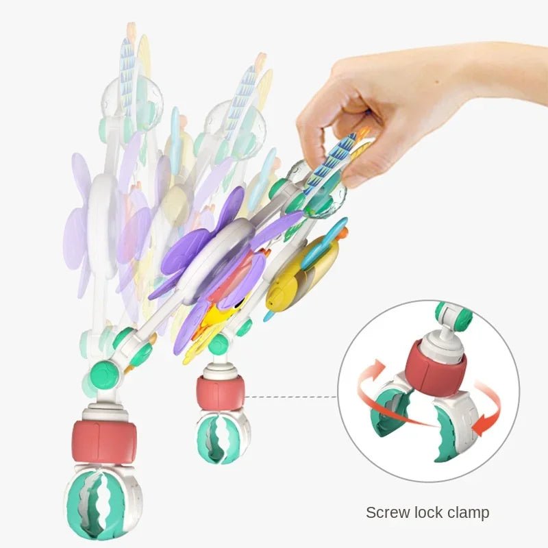 Spirale d'activité bébé Éveil Sensoriel Nomade clip