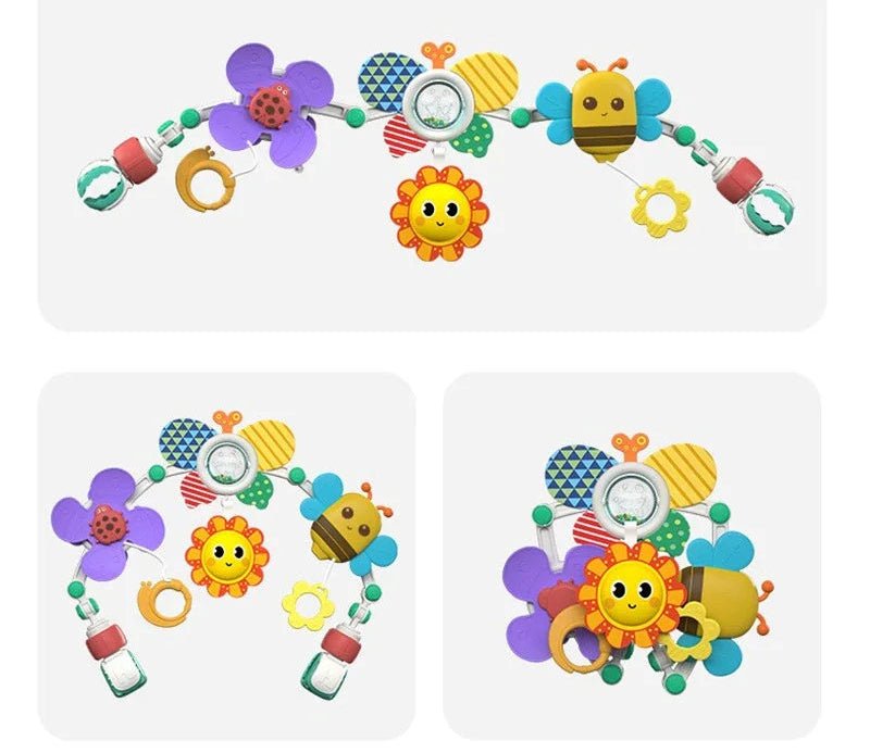 Spirale d'activité bébé Éveil Sensoriel Nomade stimulant