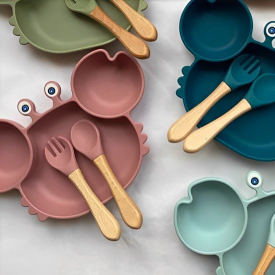 Vaisselle bebe | Écologique & Colorée - Paradis du bébé