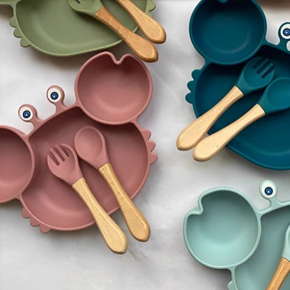 Vaisselle bebe | Écologique & Colorée - Paradis du bébé