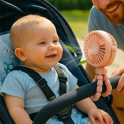 Ventilateur Bébé | SilentAir Rechargeable - Paradis du bébé