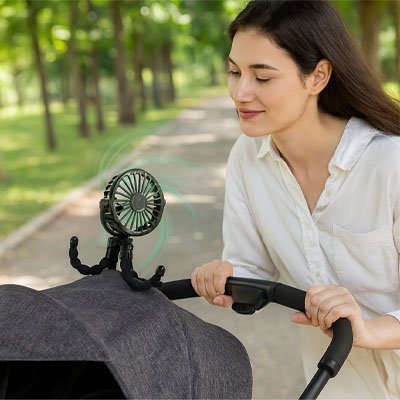 Ventilateur Bébé | SilentAir Rechargeable - Paradis du bébé