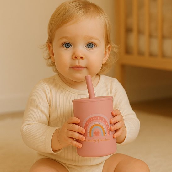 Verre bebe | Anti - fuite Coloré - Paradis du bébé