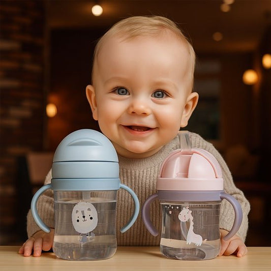 Verre bébé | Anti - fuite ergonomique - Paradis du bébé