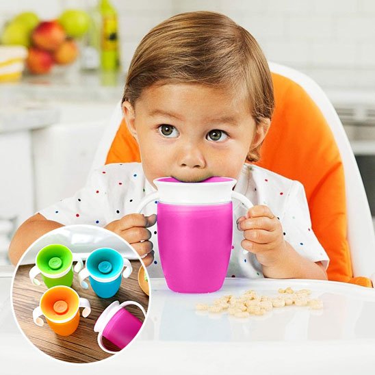 verre bébé pour apprentissage